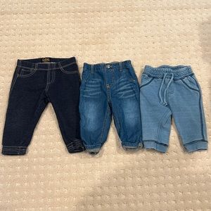 3 piece baby boy jeans bundle